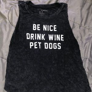 super simple & fun tank top, never really wear it